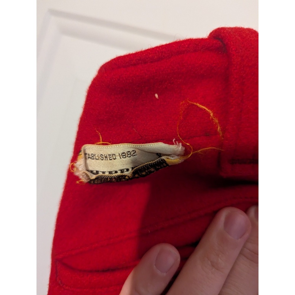 Chippewa Falls Woolen Mill Solid Red Hunting Pants Vintage 1950's 32x34 - Picture 12 of 15